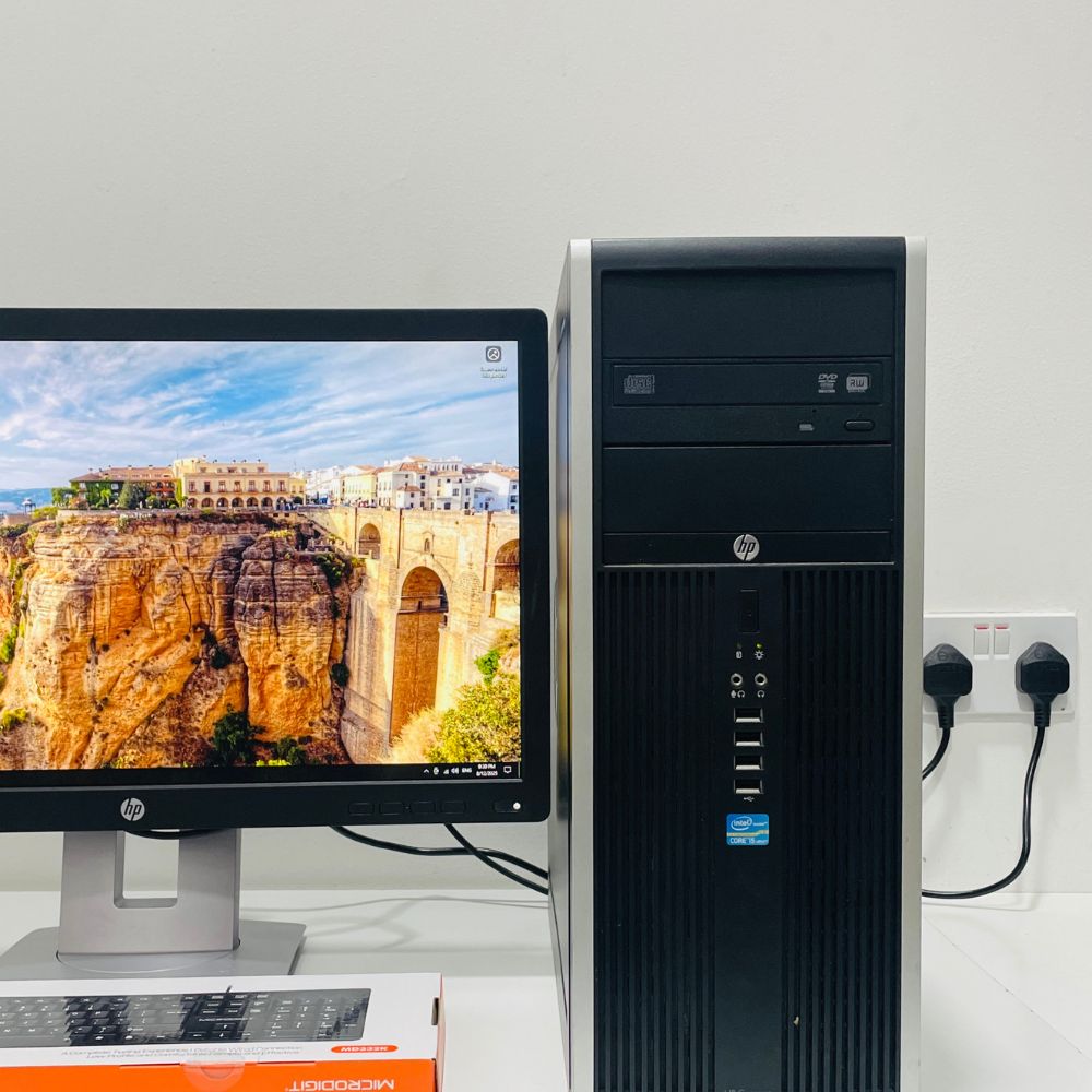 HP Compaq Elite 8300 convertible Microtower Intel Core i5 3rd Gen RAM 8GB SSD 256GB Graphic Card 2GB